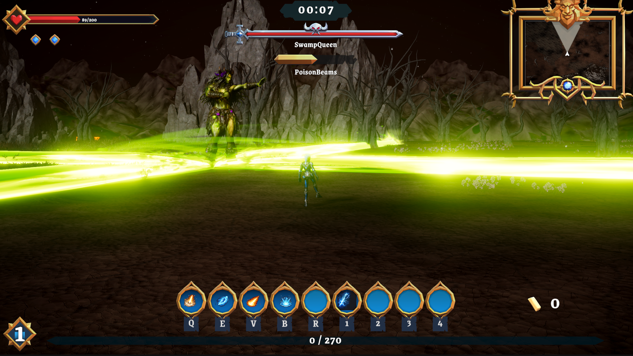 Swamp Queen boss screenshot